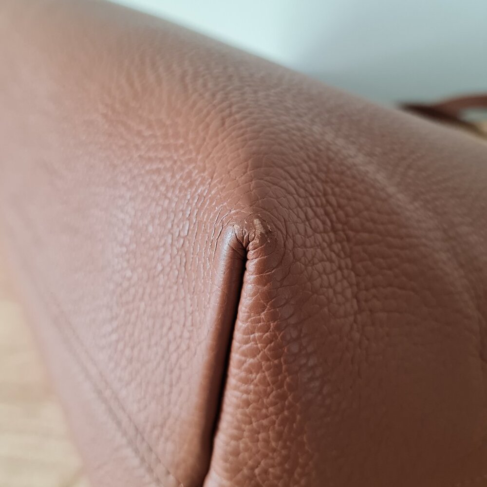 Cuyana Classic Large Structured Tote Rare Organizer Caramel Brown Leather - Picture 8 of 15